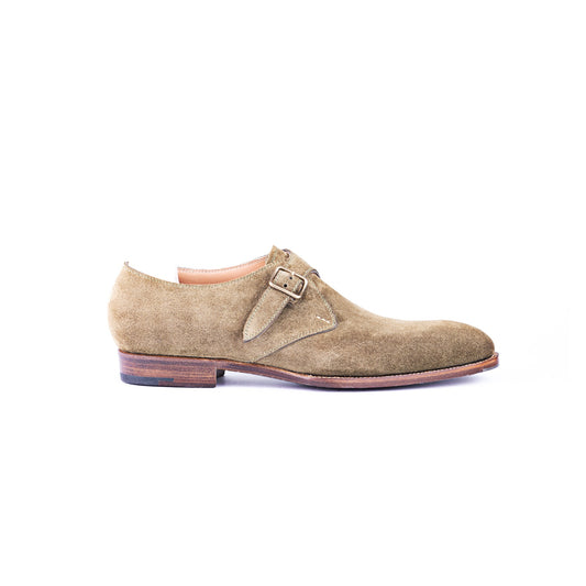 Single buckle Monk with plain tip