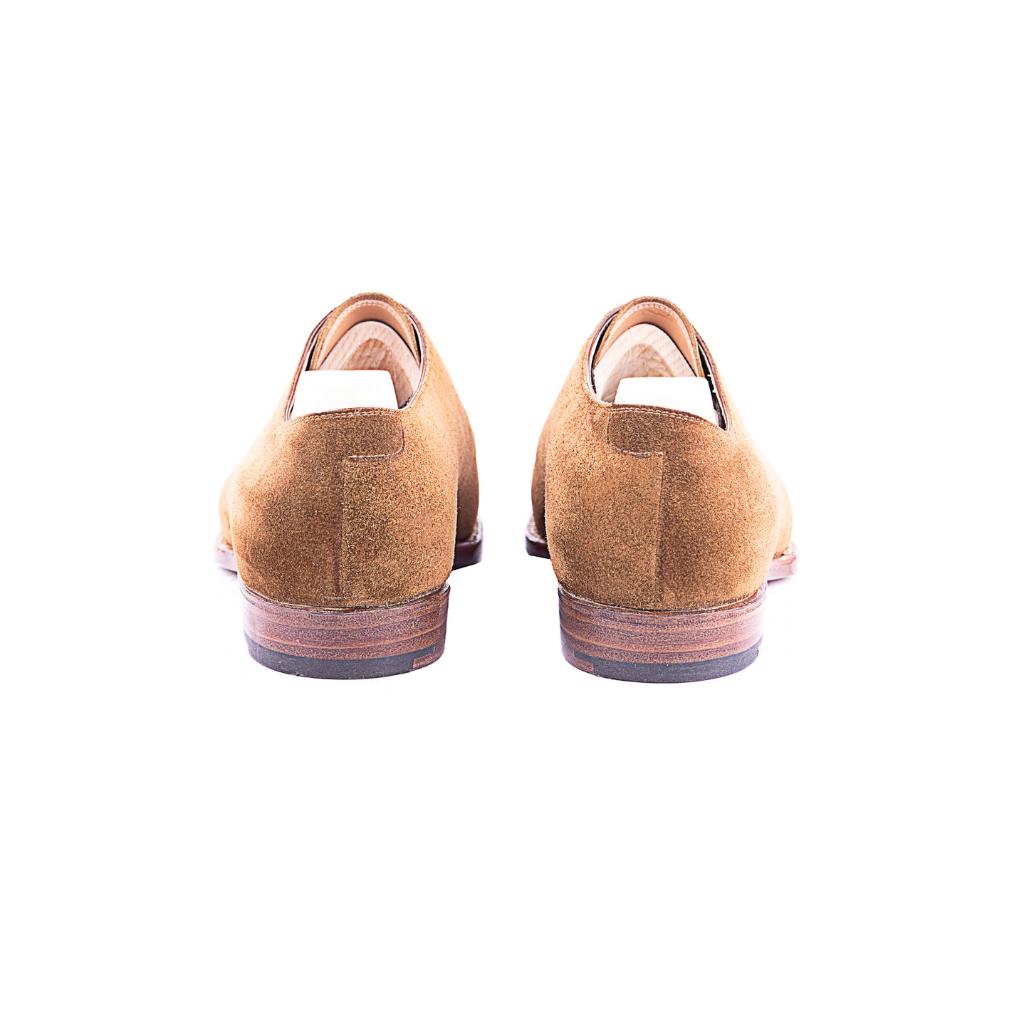 Derby, five eyelets, with hand stitched apron
