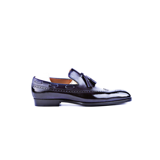 Full wing brogue tassel Loafer