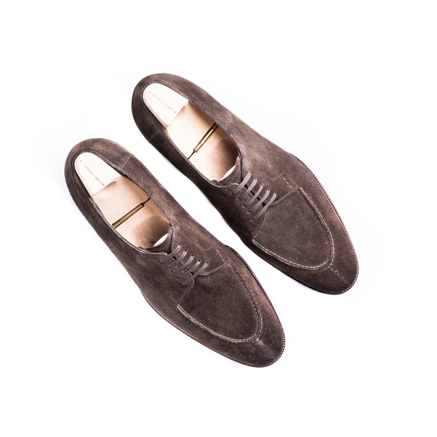 Five eyelet split toe Derby with hand stitched apron - 8F