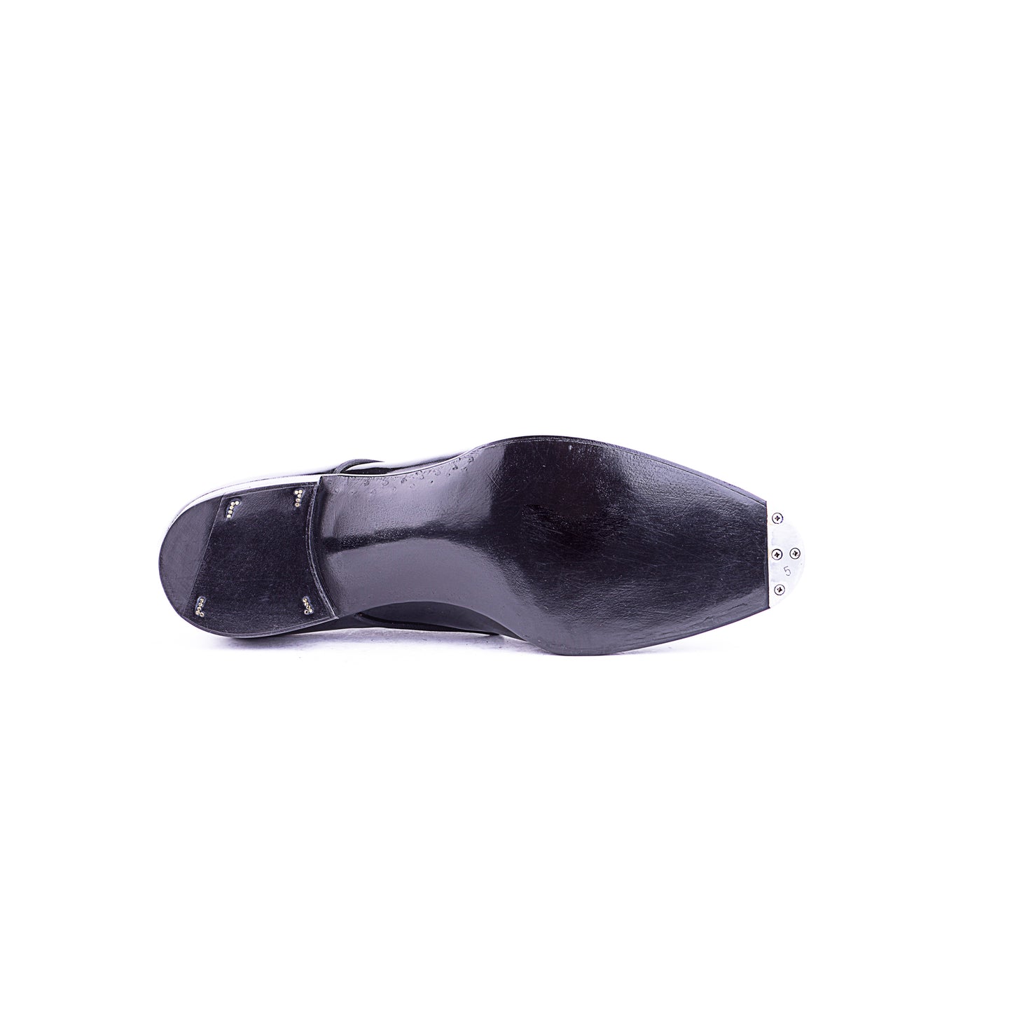 Two eyelet Derby in black patent leather - A must for tuxedo!