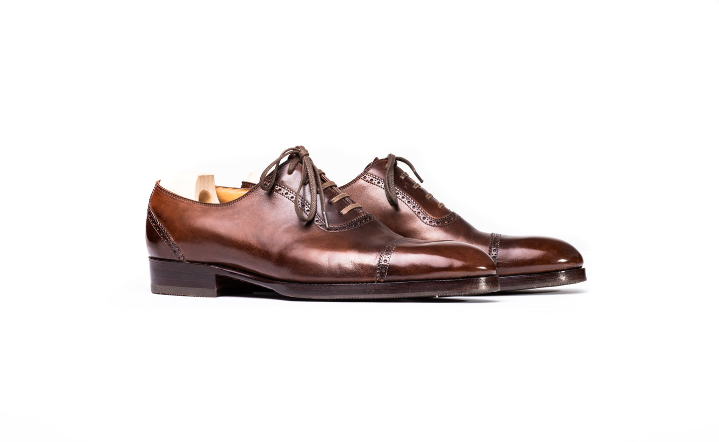 Straight toe Oxford, fully brogued - 8G