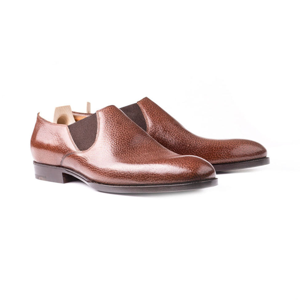 Elastic sided plain loafer - 9F