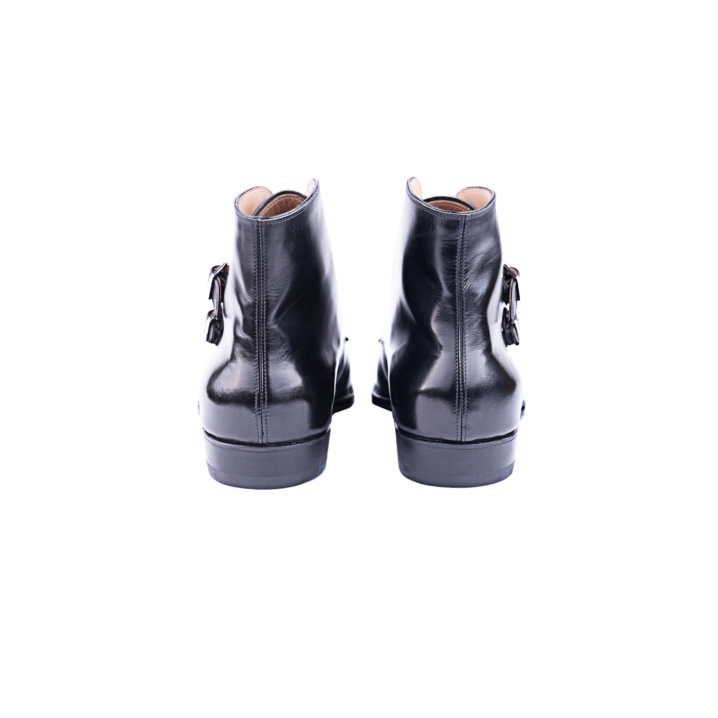 Double buckle high cut boot monk - 10F