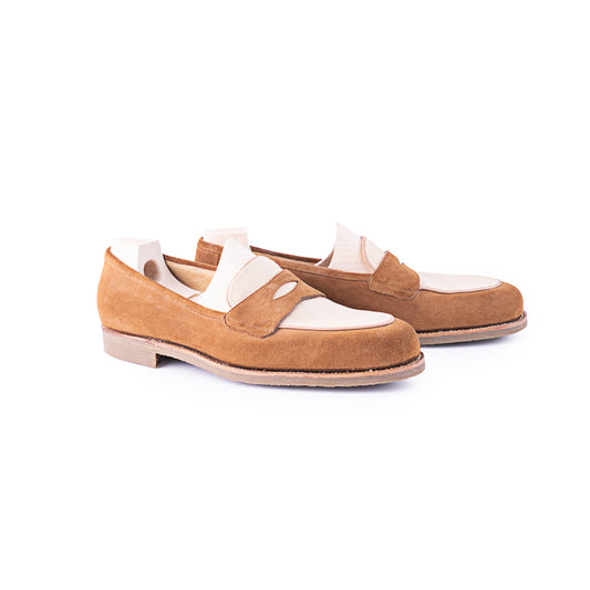 Piccadilly loafer - Spector in light brown and white