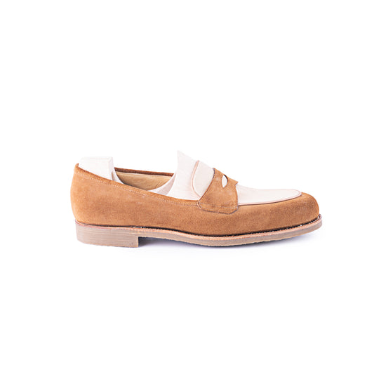 Piccadilly loafer - Spector in light brown and white