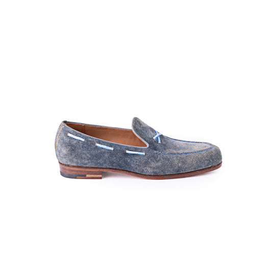 Norwegian Loafer with hand stitched apron and X strap - 6.5F