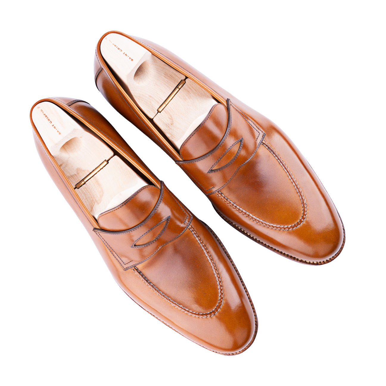 Classic Penny loafer with hand stitched apron – Saint Crispin's