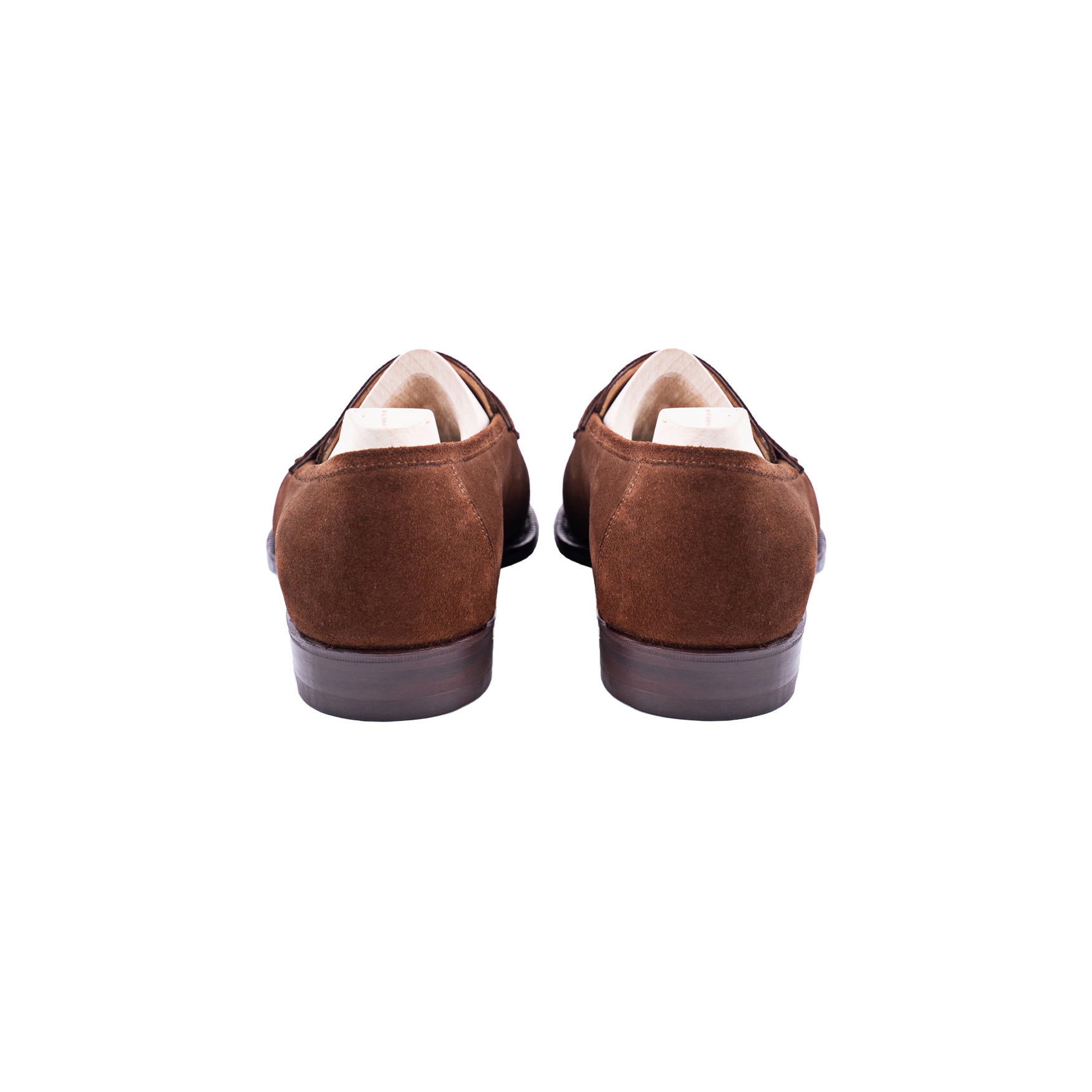 American Penny Loafer with hand stitched apron on Dock last