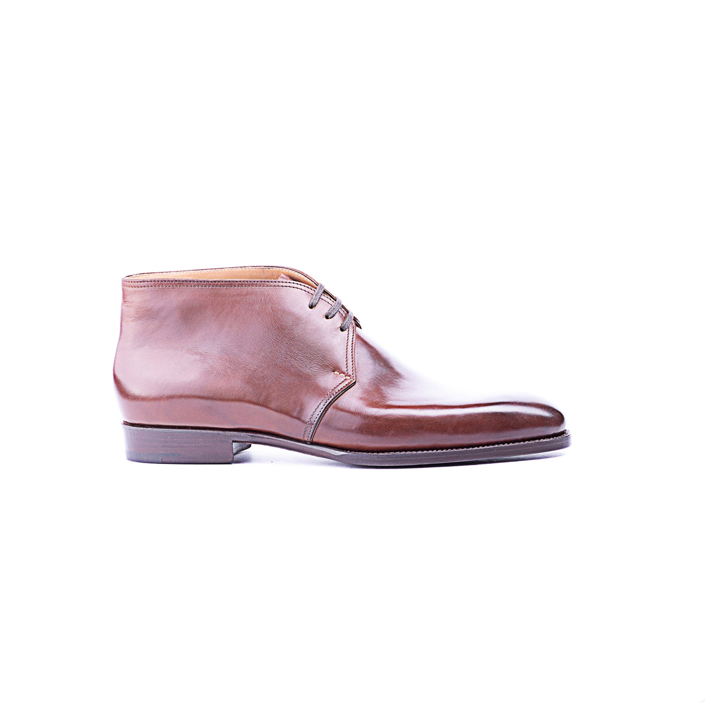 Chukka boots in mid brown Crust calf leahter - 8F