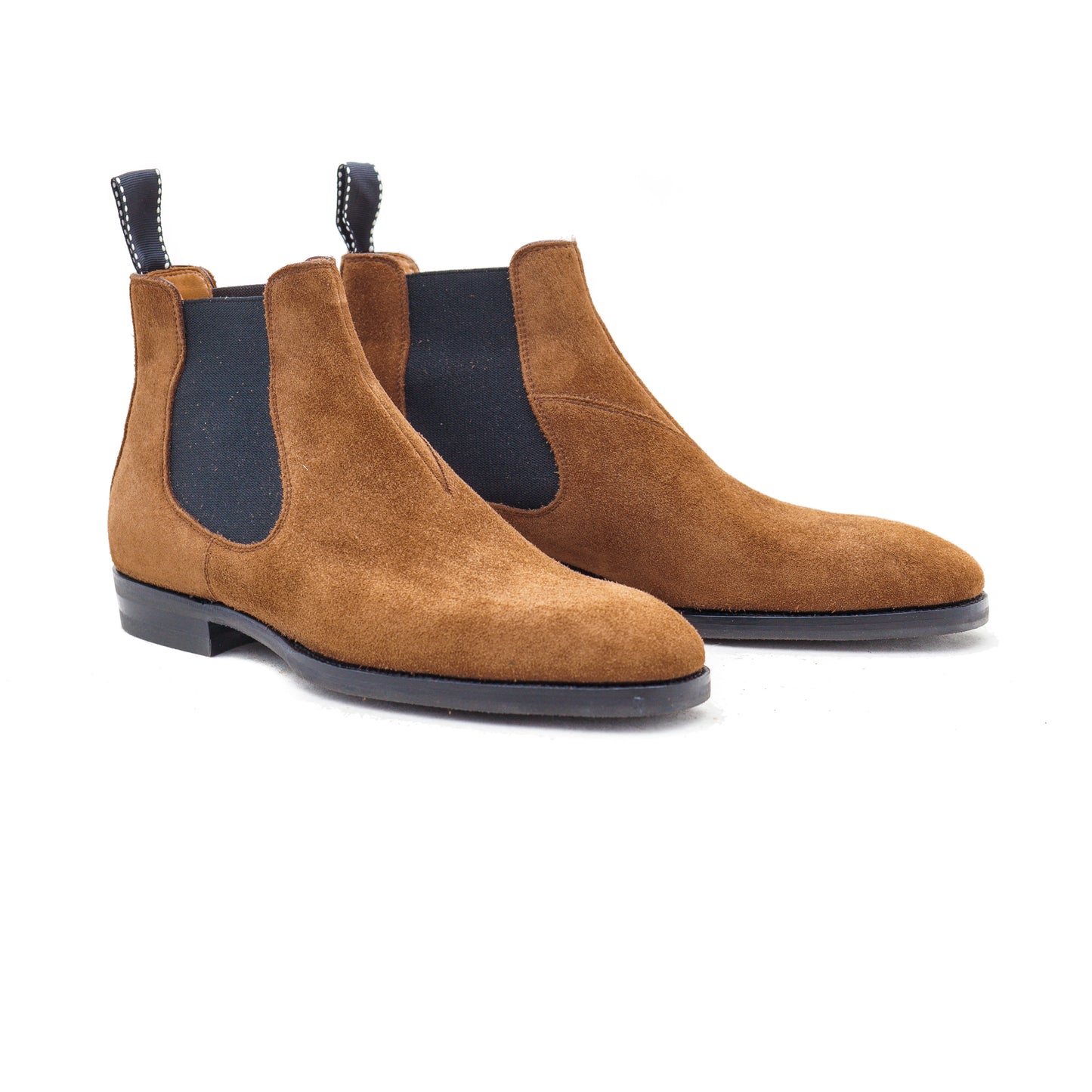 Chelsea Boots in Whiskey Kudu suede leather - 5E