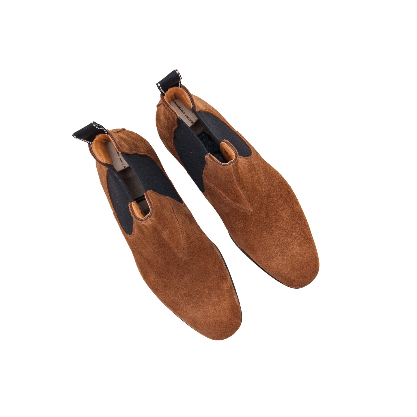 Chelsea Boots in Whiskey Kudu suede leather - 5E