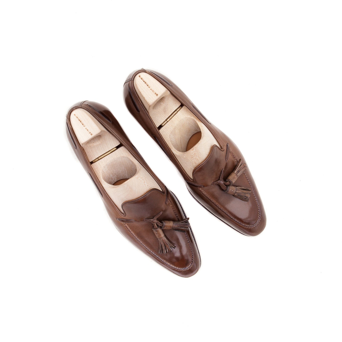 Tassel loafer with hand stitched apron - 6.5E