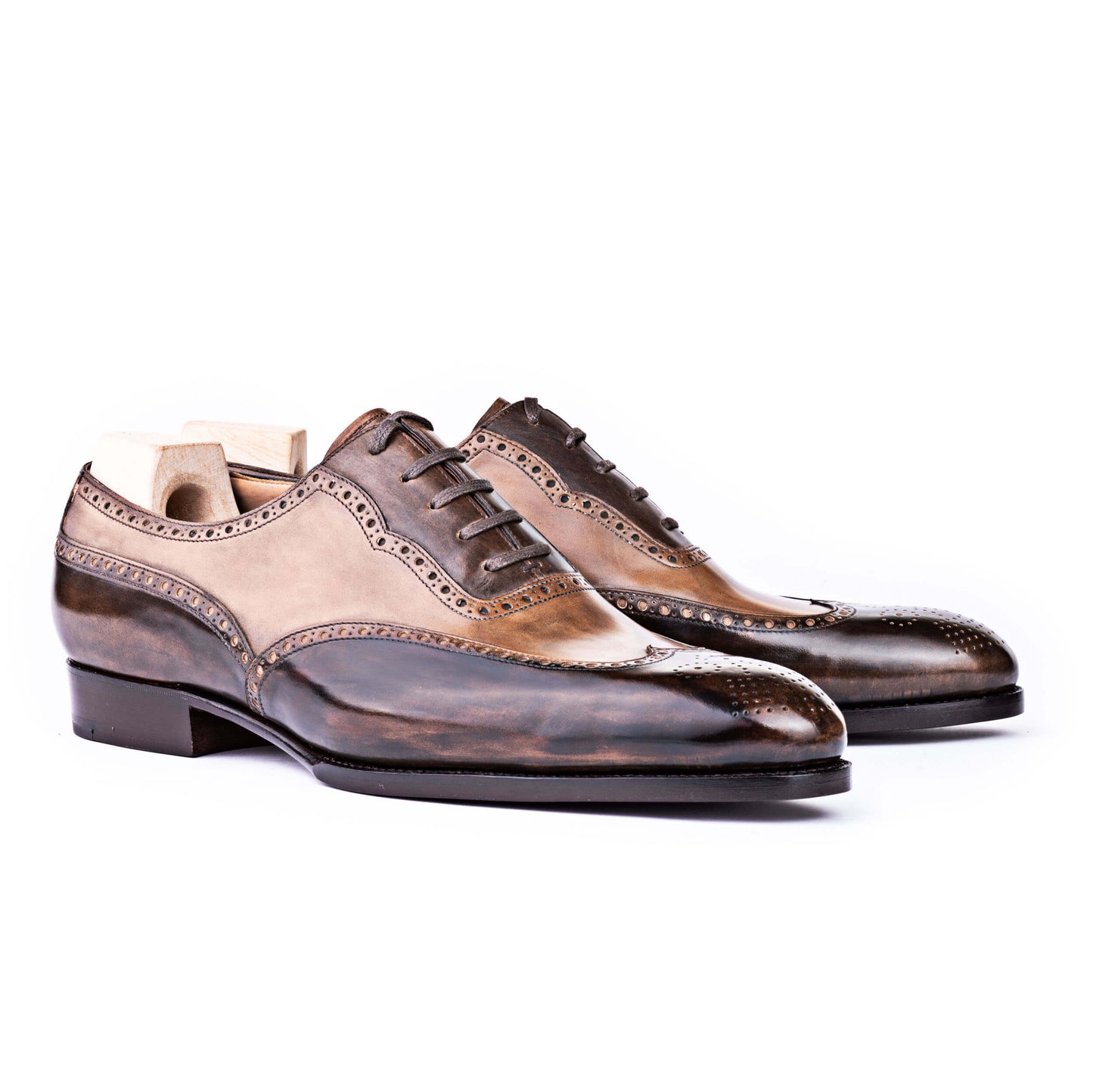Long wing full brogue Oxford - Biccolore, Spectator!