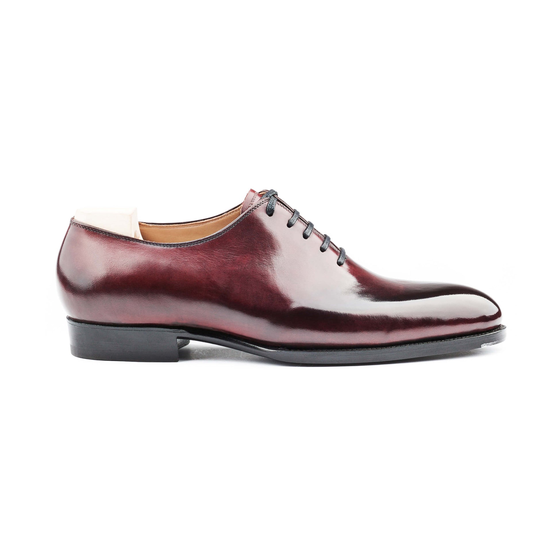 The "real" Seamless in Burgundy calf leather, no seams at all on upper