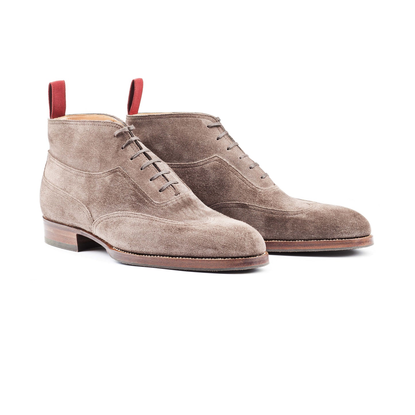 Oxford bootee, plain sewn wing tip