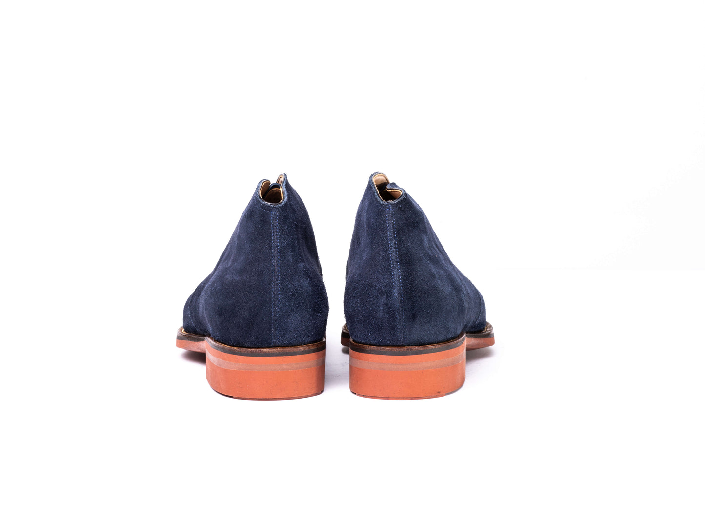 Two eyelet Chukka boot in blue suede - 8F