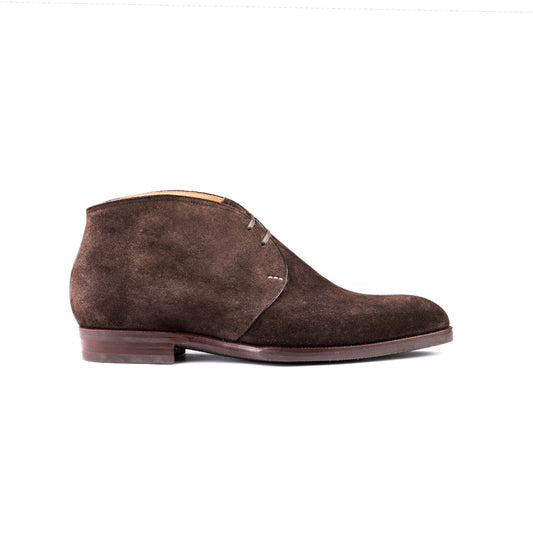 Chukka boots in dark brown suede leather - SC Signature - 7F