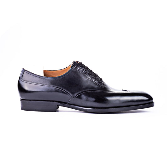 Wing Tip Oxford with Alligator Adelaide - all black!