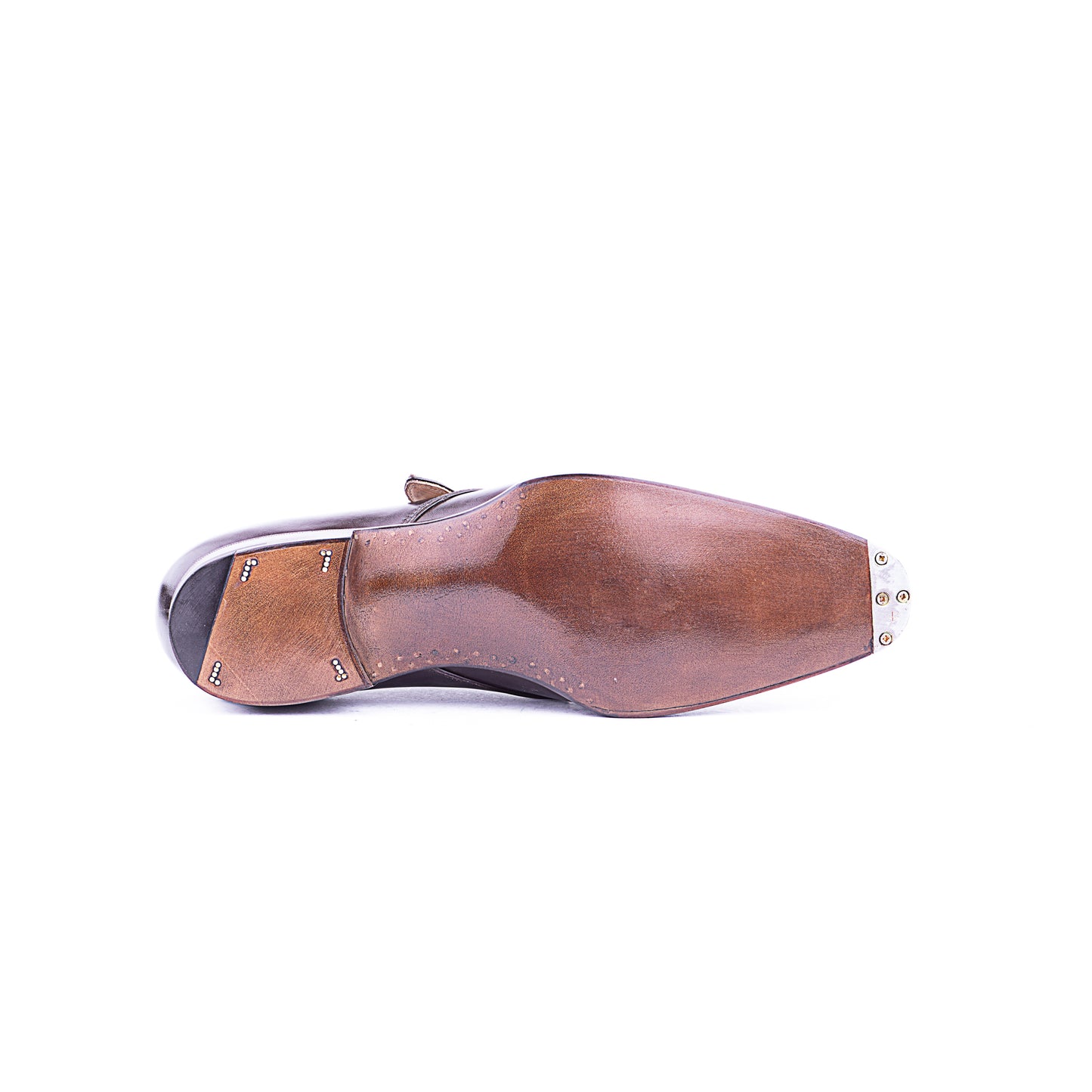 Single buckle Monk with plain tip