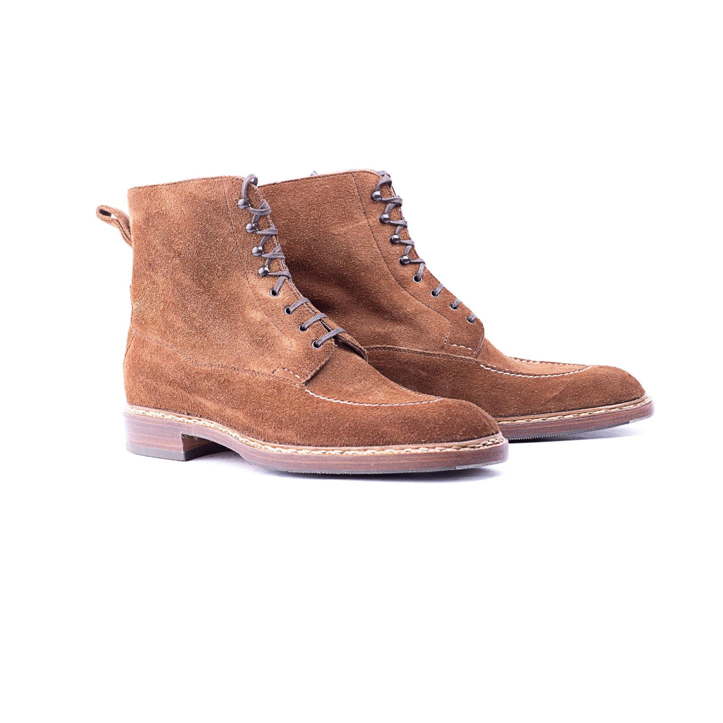 High cut derby boot, Storm welted 360 hand stitched leather sole on sailor last - 6F