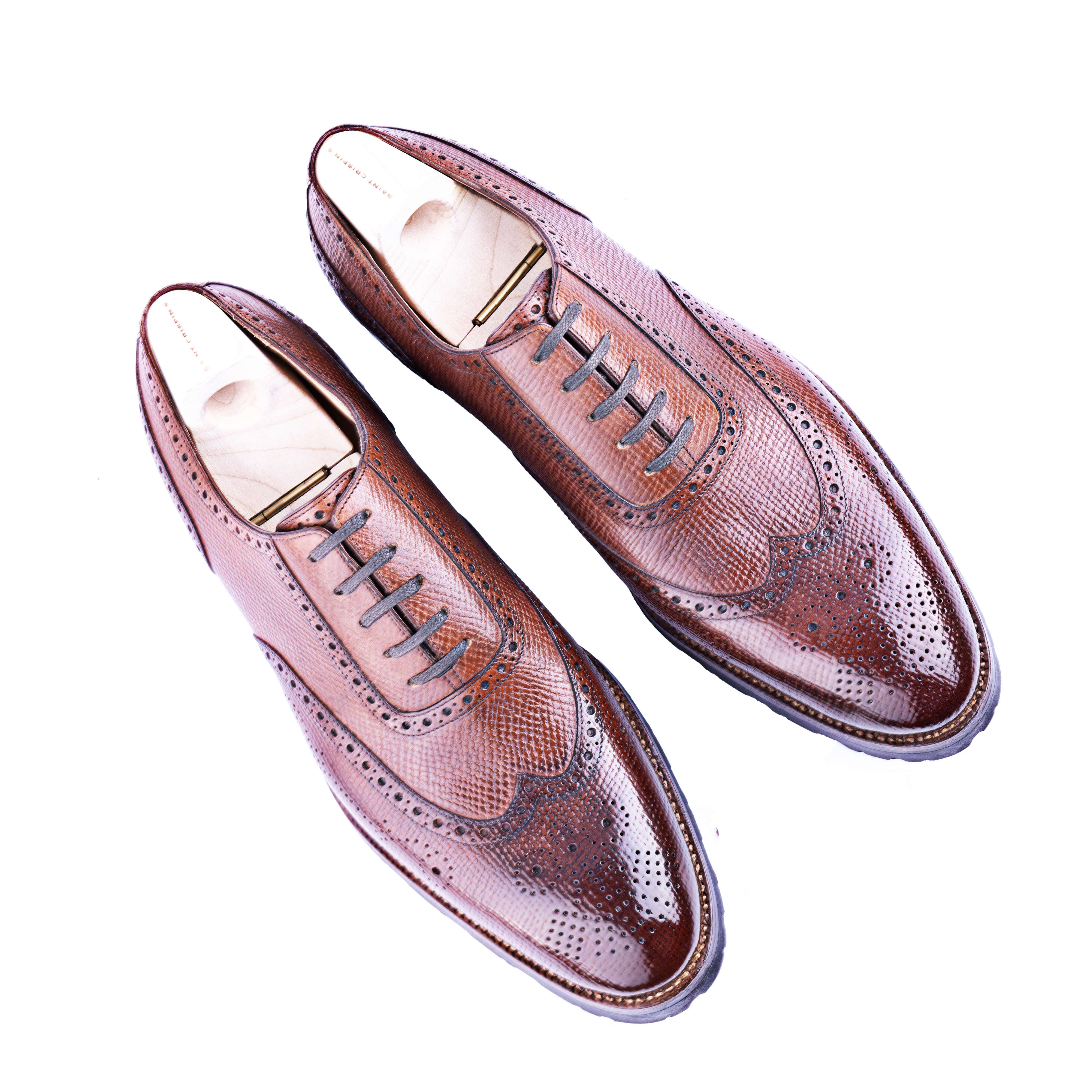 Long wing full brogue Oxford - business combat