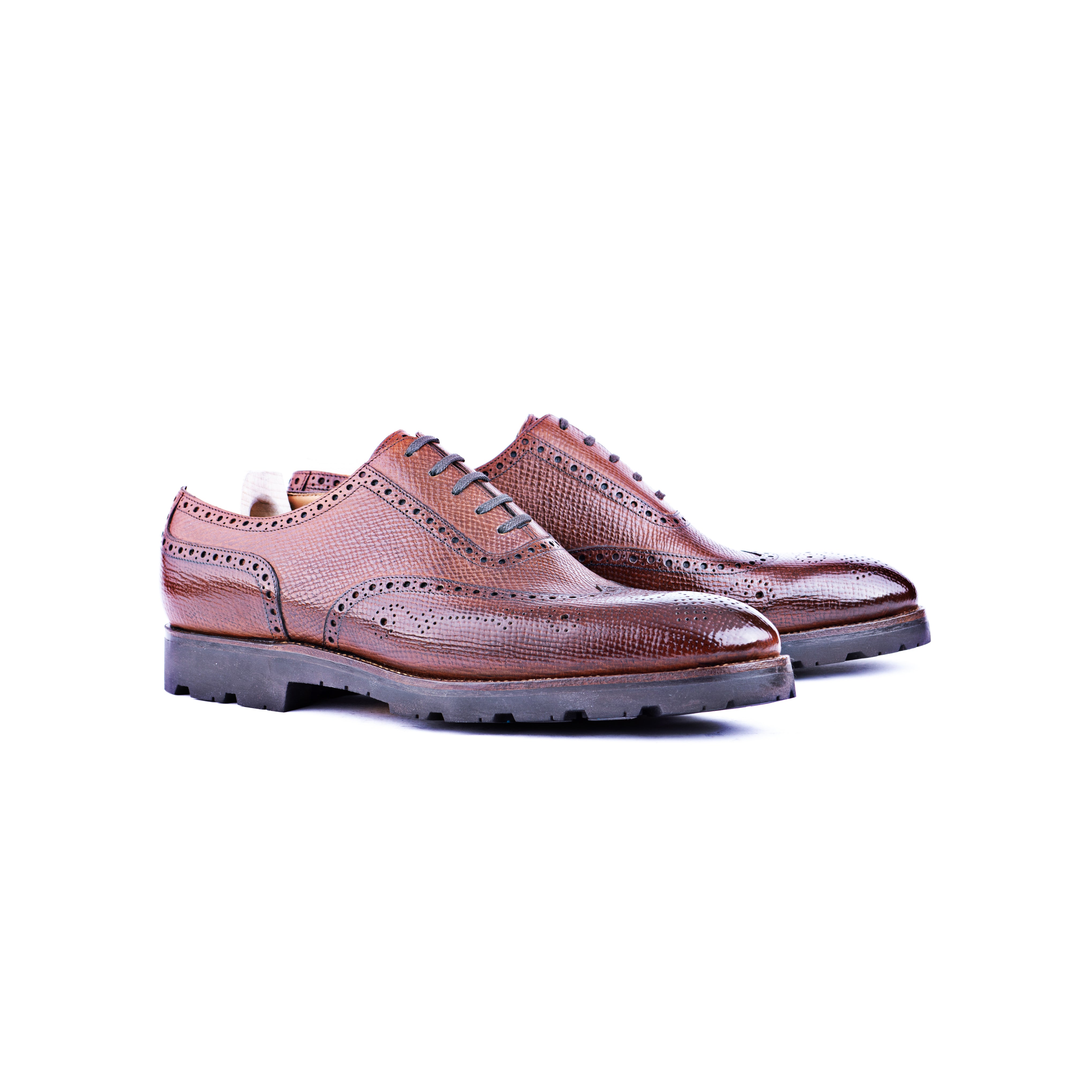 Long wing full brogue Oxford - business combat